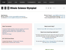 Tablet Screenshot of illinoisolympiad.org